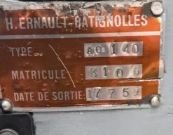 TORNIO PARALLELO ERNAULT500 X 140 TIPO AC 140