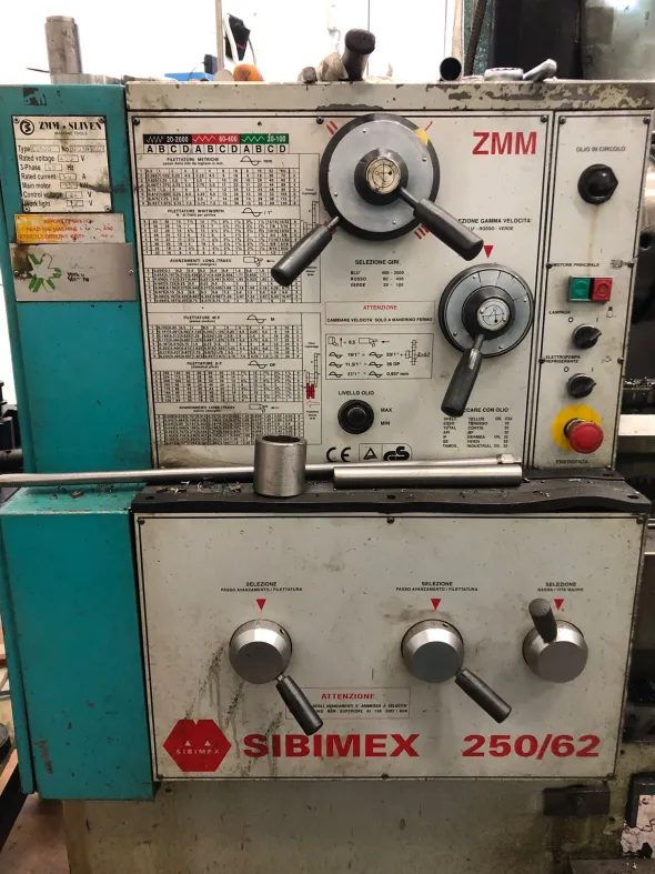 TORNIO PARALLELO SIBIMEX ZMM MOD CU 500/62