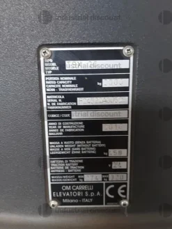 9#9470 Transpallet elettrico OM TSX 20