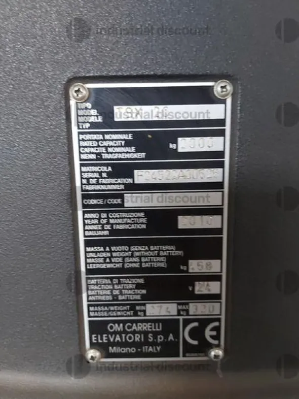 9#9470 Transpallet elettrico OM TSX 20