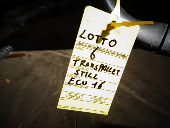 6#8048 Transpallet elettrico Still Ecu 16