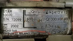 Transpallet Elevatore Elettrico INCAB STAR 10020