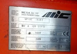 Transpallet MIC WP 10 E Usato