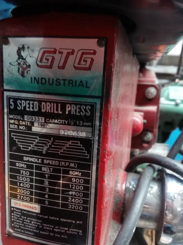 TRAPANO A COLONNA GTG -13