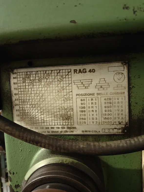 Trapano fresa famup rag 40
