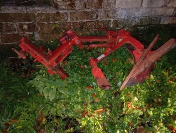 1#9718 Trattore agricolo Same Delfino 35 e accessori
