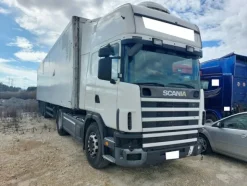 13#8177 Trattore stradale Scania e Semirimorchio isotermico Schmitz