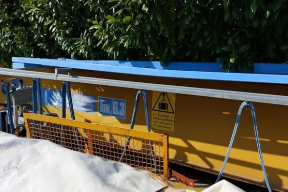 1#7578 Trecce in rame e materiale vario