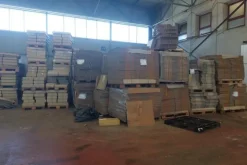 1#7578 Trecce in rame e materiale vario