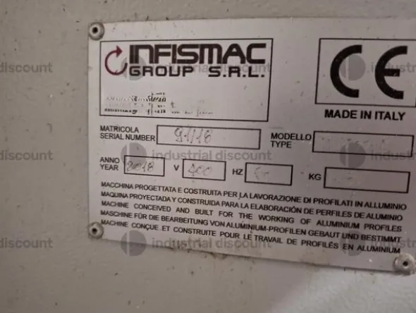4#9105 Troncatrice monotesta automatica discendente Infismac