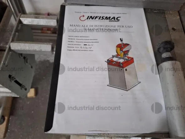 4#9105 Troncatrice monotesta automatica discendente Infismac