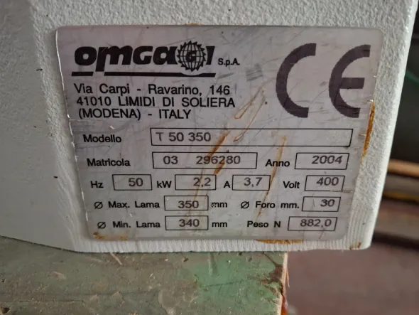 Troncatrice per legno OMGA