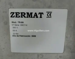 VASCA DI TERMORETRAZIONE AUTOMATICA ZERMAT TR-8A