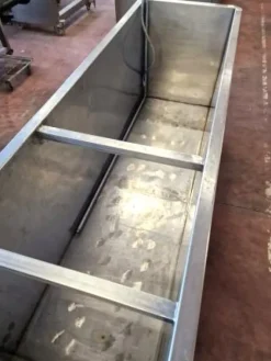 vasca inox per lavaggio verdure usata