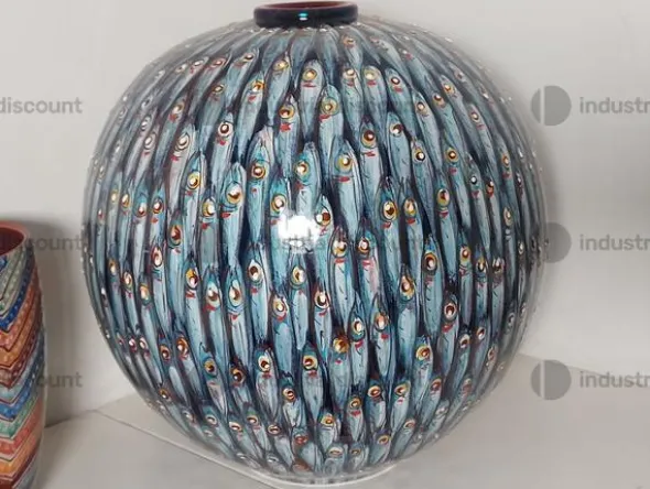 29#8837 Vasi in ceramica smaltata di manifattura Guerrino Tramonti