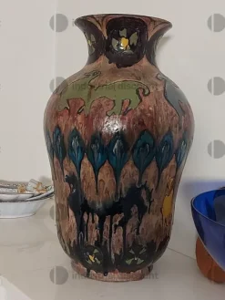 70#8837 Vaso in ceramica di Manifattura Gatti