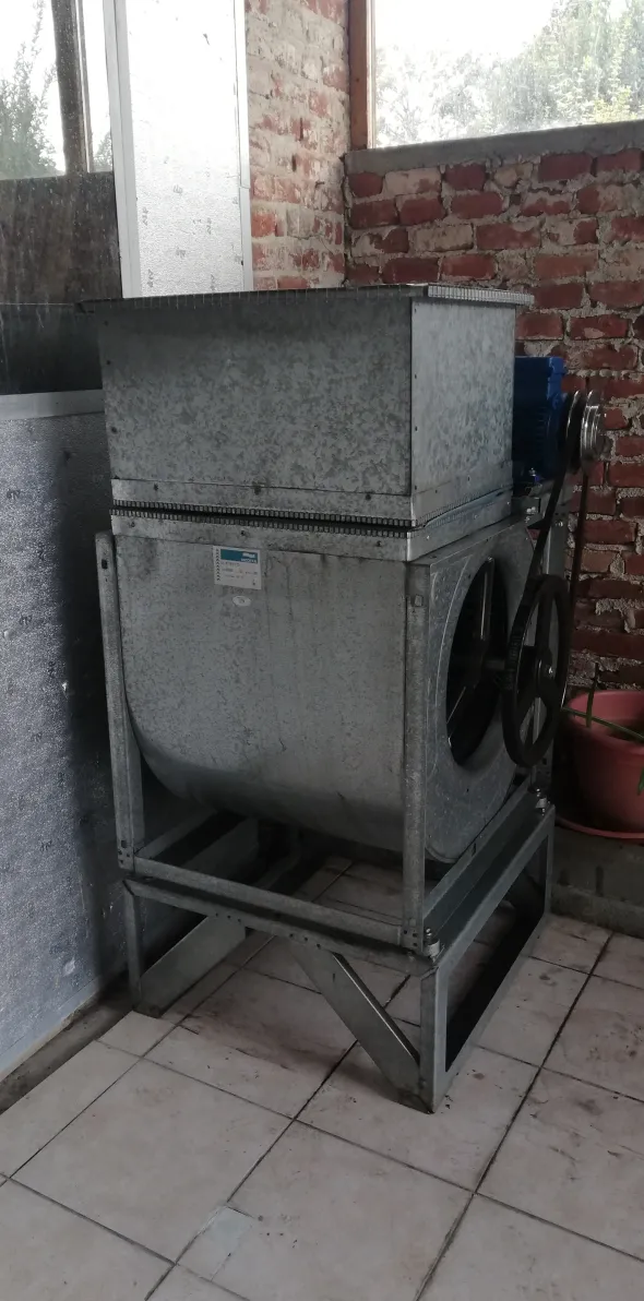 Ventilatori industriali centrifughi a cinghia