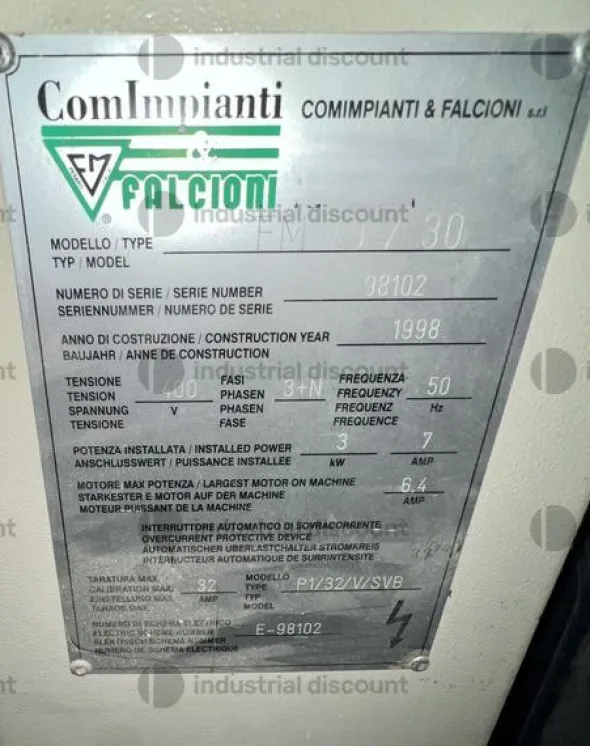 6#8897 Verniciatrice ComImpianti & Falcioni