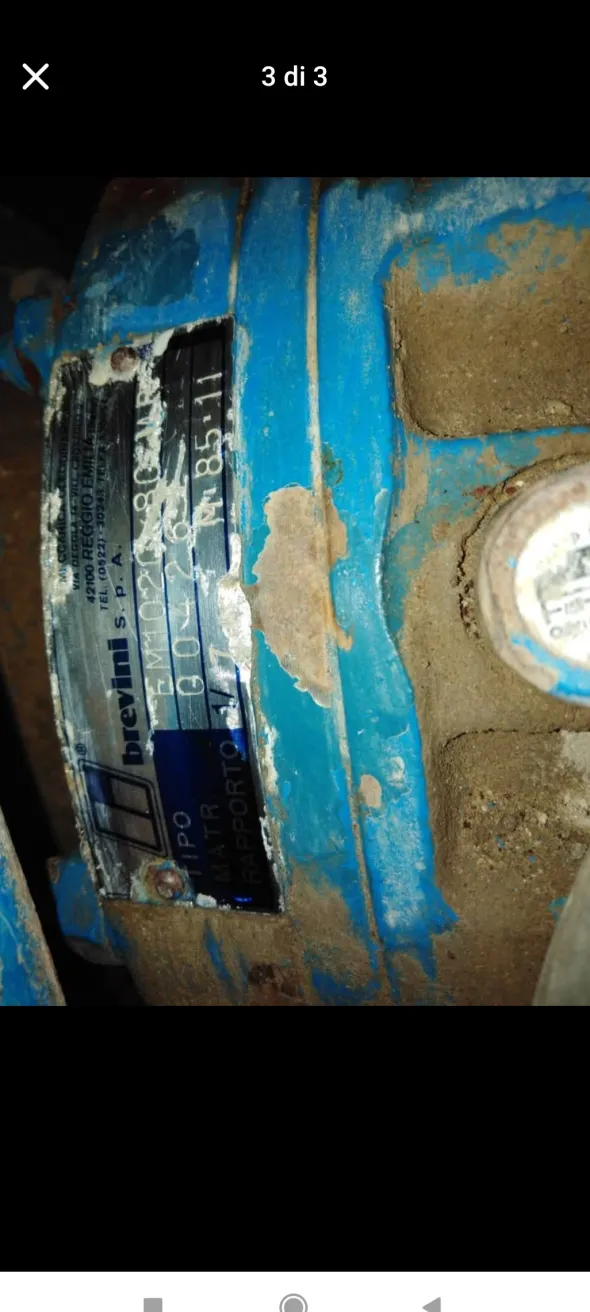 Verricello argano riduttore Brevini 2000kg
