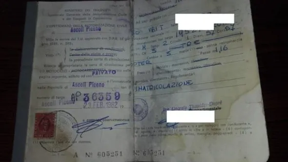 4#4587 Vespa 150 Piaggio