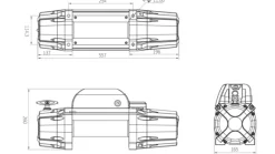 24 V VERRICELLO ELETTRICO RS-12000 - 5440 kg